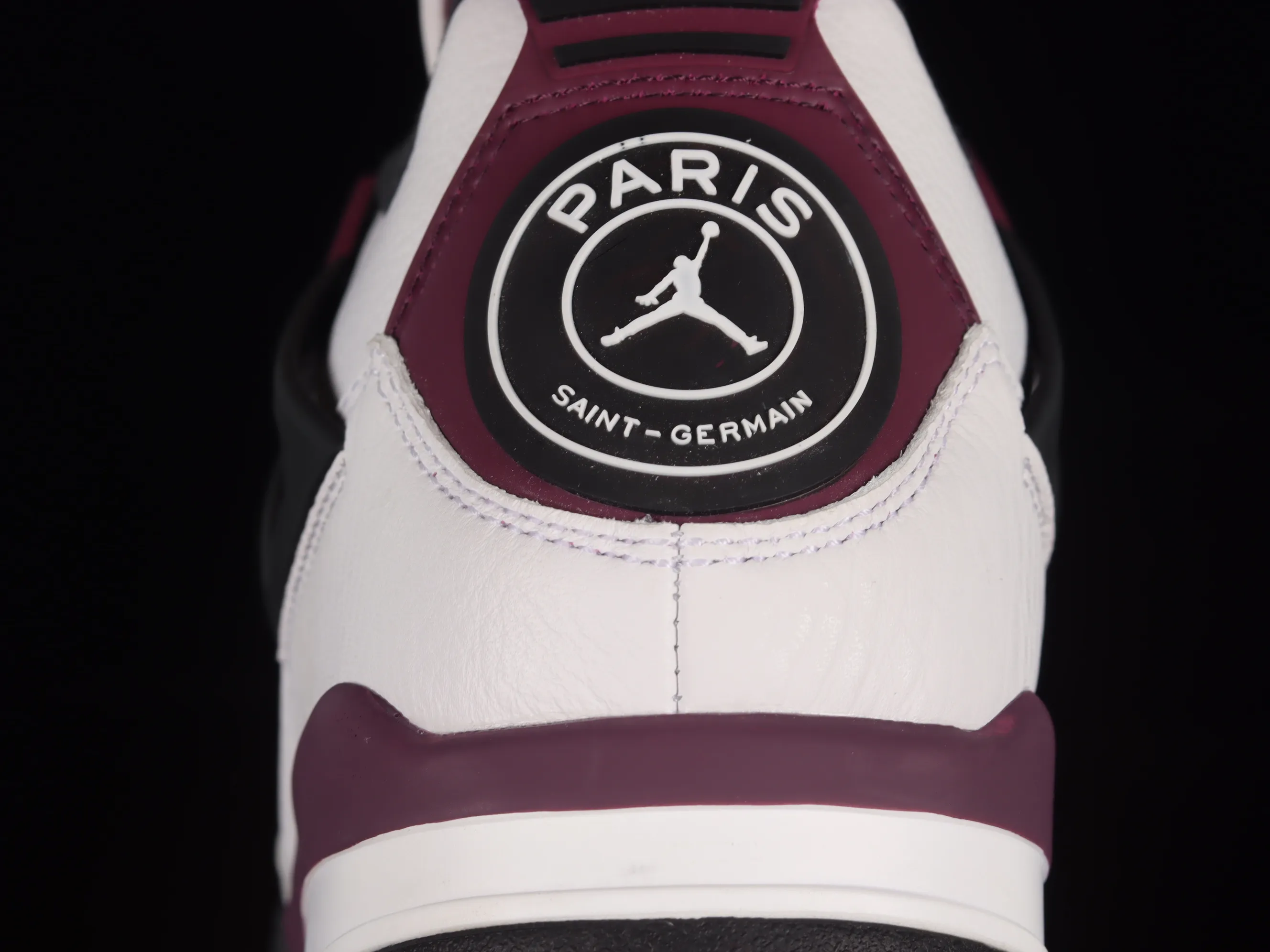 All categories Air Jordan Jordan series basketball shoes Air Jordan 4 pure original version Air Jordan 4 Retro PSG AJ4 Joe 4 Paris full first layer white and purple Paris Saint-Germain famous CZ5624-100